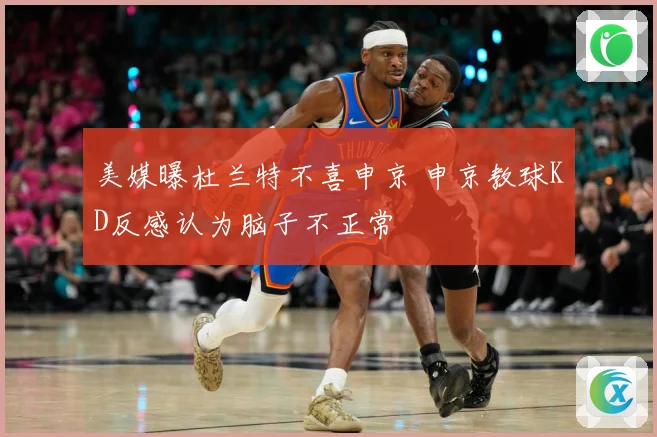 美媒曝杜兰特不喜申京 申京教球KD反感认为脑子不正常